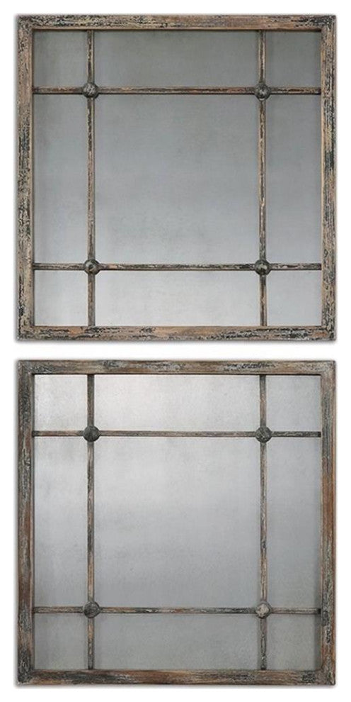 Uttermost Saragano Square Mirrors Set of 2