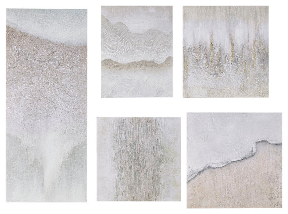 Madison Park Natural Essence Abstract Glitz Gallery Canvas Wall Art