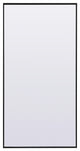 Metal Frame Rectangle Full Length Mirror 30X60 Inch, Black