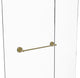 Monte Carlo 24" Shower Door Towel Bar, Satin Brass