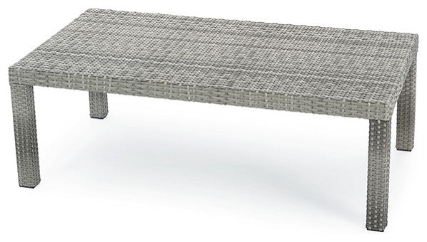 Cannes 2 Piece Sunbrella Outdoor Patio Sofa and Coffee Table Set, Charcoal