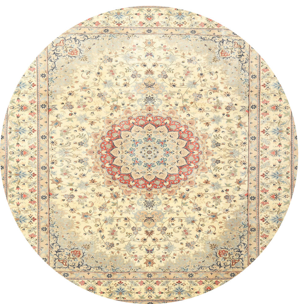 Ahgly Company Indoor Round Traditional Area Rugs, 3' Round