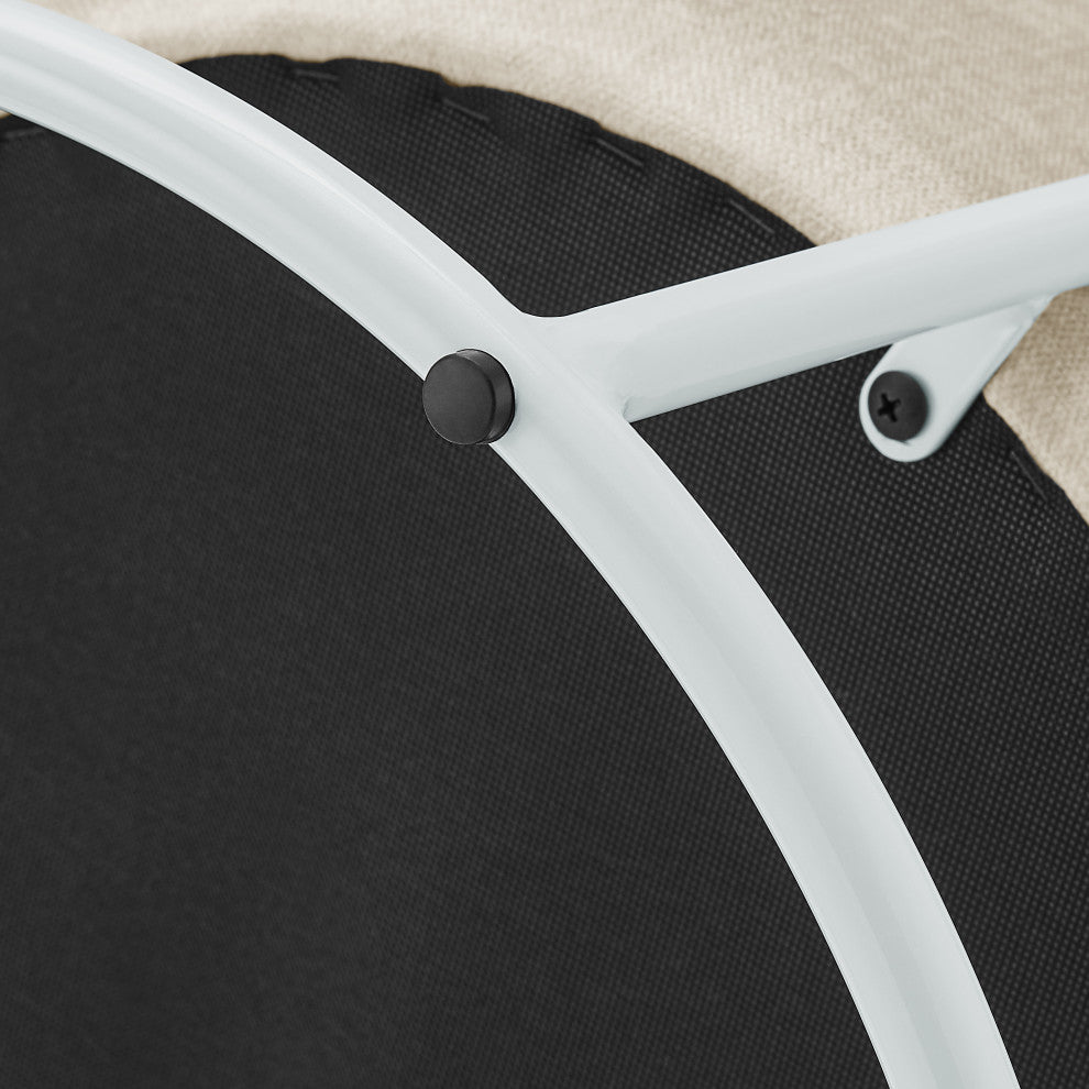 Ophelia Velvet Round Ottoman, Padburry Cream