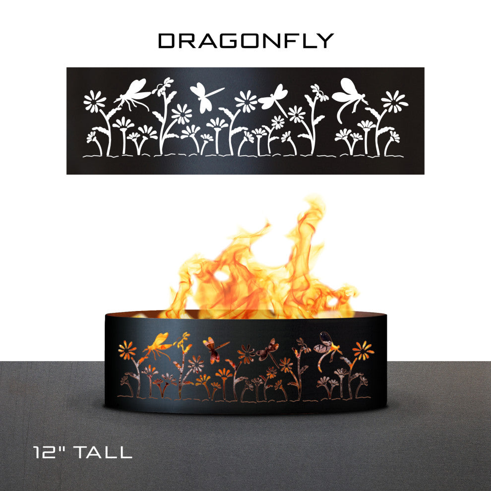 Dragonfly Fire Ring, 30", 30