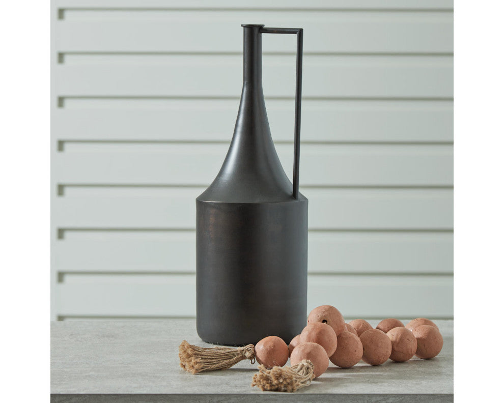 Zainforth Distressed Brown Vase