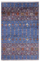 3' 5" X 5' 1" Khorjin Super Kazak Handmade Wool Rug Q10026