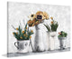 "Growing Sunflowers" Painting Print on Wrapped Canvas