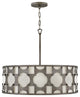 Hinkley Carter Medium Drum, Weathered Bronze
