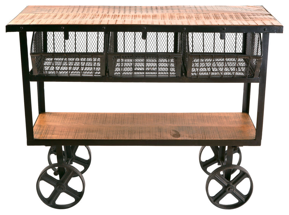 Mango Wood Cart
