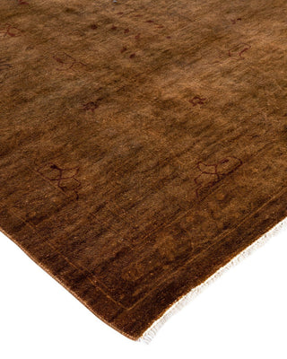 Fine Vibrance, One-of-a-Kind Hand-Knotted Area Rug Gold, 9'1"x12'2"