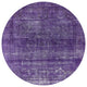 Ahgly Company Indoor Round Mid-Century Modern Area Rugs, 4' Round