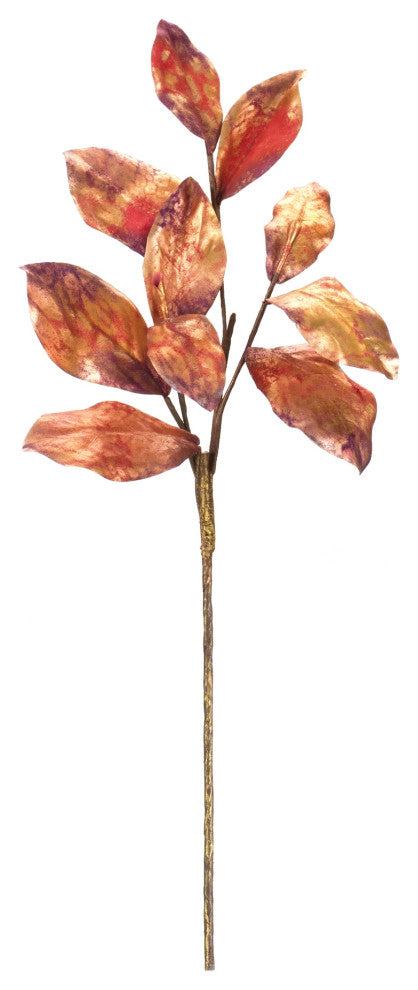 Metallic Harvest Leaf Spray, Set of 2