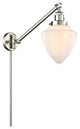 Innovations 237-SN-G661-7-LED 1 Light Swing Arm, Switch, Brushed Satin Nickel