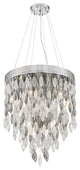 Crystorama HUD-A2219-CH, 9-Light Chandelier, Polished Chrome