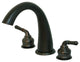 Kingston Brass Oil Rubbed Bronze Roman Two Handle Roman Tub Filler KS2365