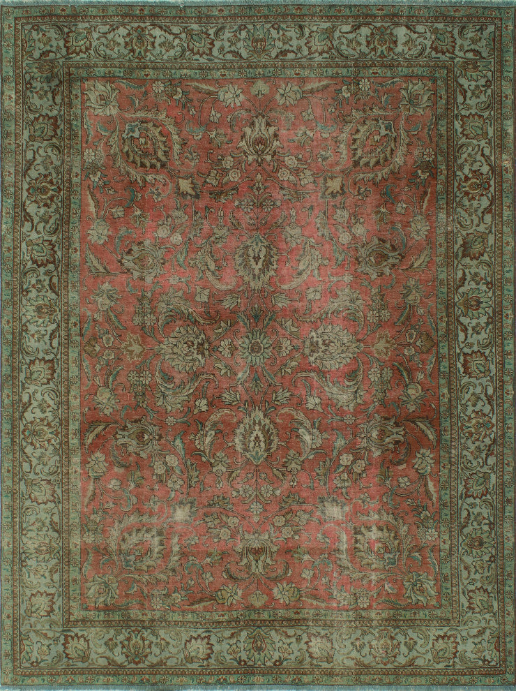 Fine Vintage Distressed Ullock Red Rug