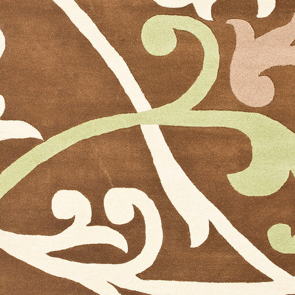 Safavieh Soho Soh256A Rug, Brown/Multi, 3'6"x5'6"