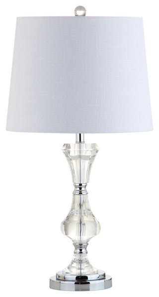 Riley 25" Crystal Table Lamp, Clear