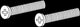 Delta Screws, 2 , Overflow Plate, Chrome, RP6404