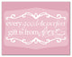 Every Good And Perfect Gift Is From Above 14x11 Canvas Wall Art