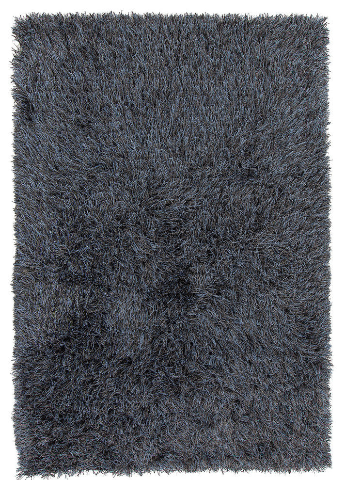 Vilma Hand Woven Rectangle Area Rug, 9' x 13', Black
