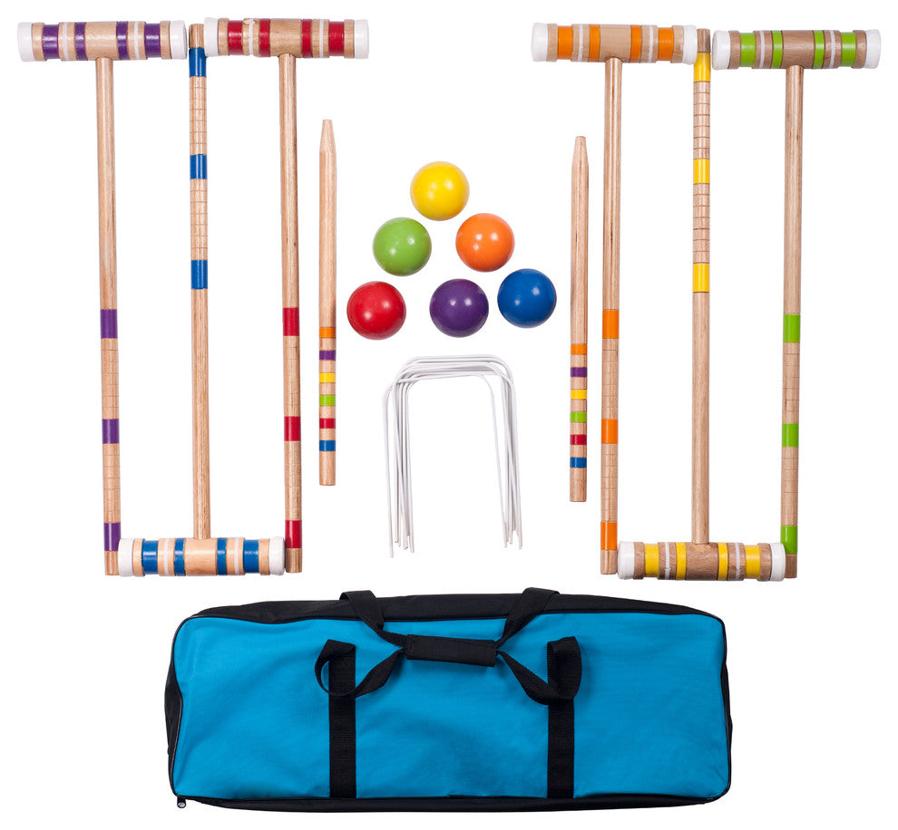 Hey! Play! Complete Croquet Set With Carrying Case