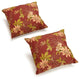 Blazing Needles 17" Outdoor Knife Edge Throw Pillows, Set of 2, Passion Ruby