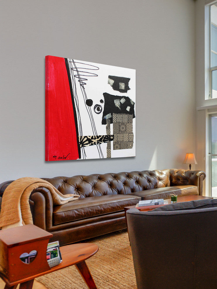 "Touch of Modern VII" Painting Print on Canvas by Irena Orlov