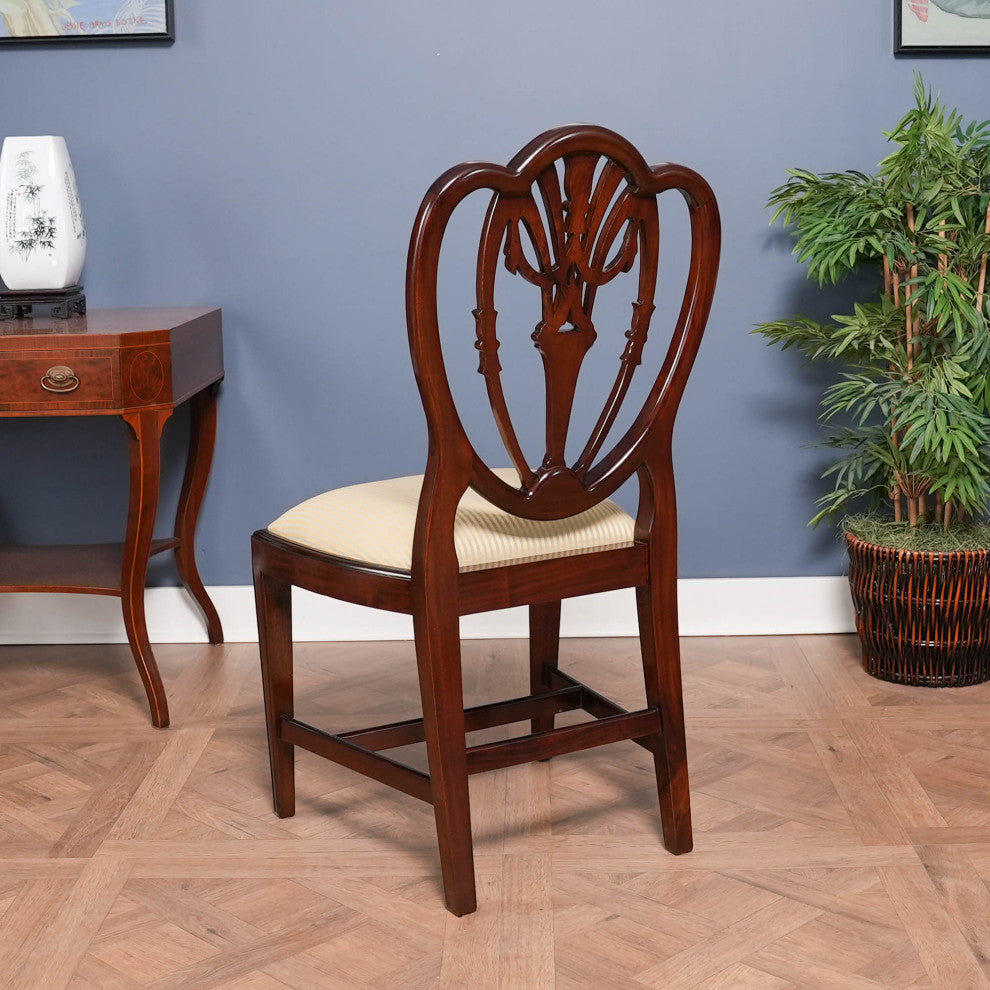 Carved Shield Back Side Chair