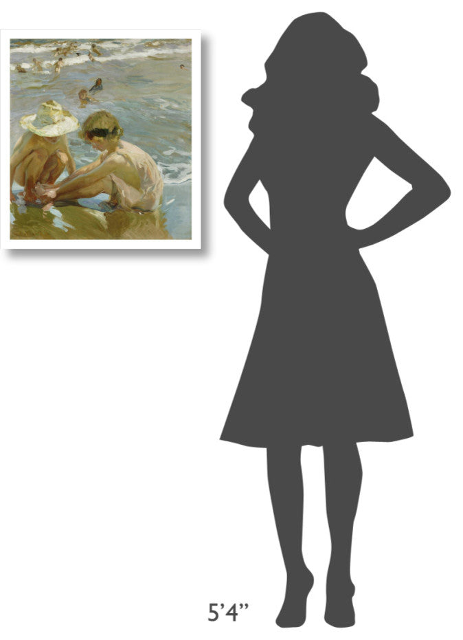 "The Wounded Foot" Digital Paper Print by Joaquin Sorolla y Bastida, 22"x24"
