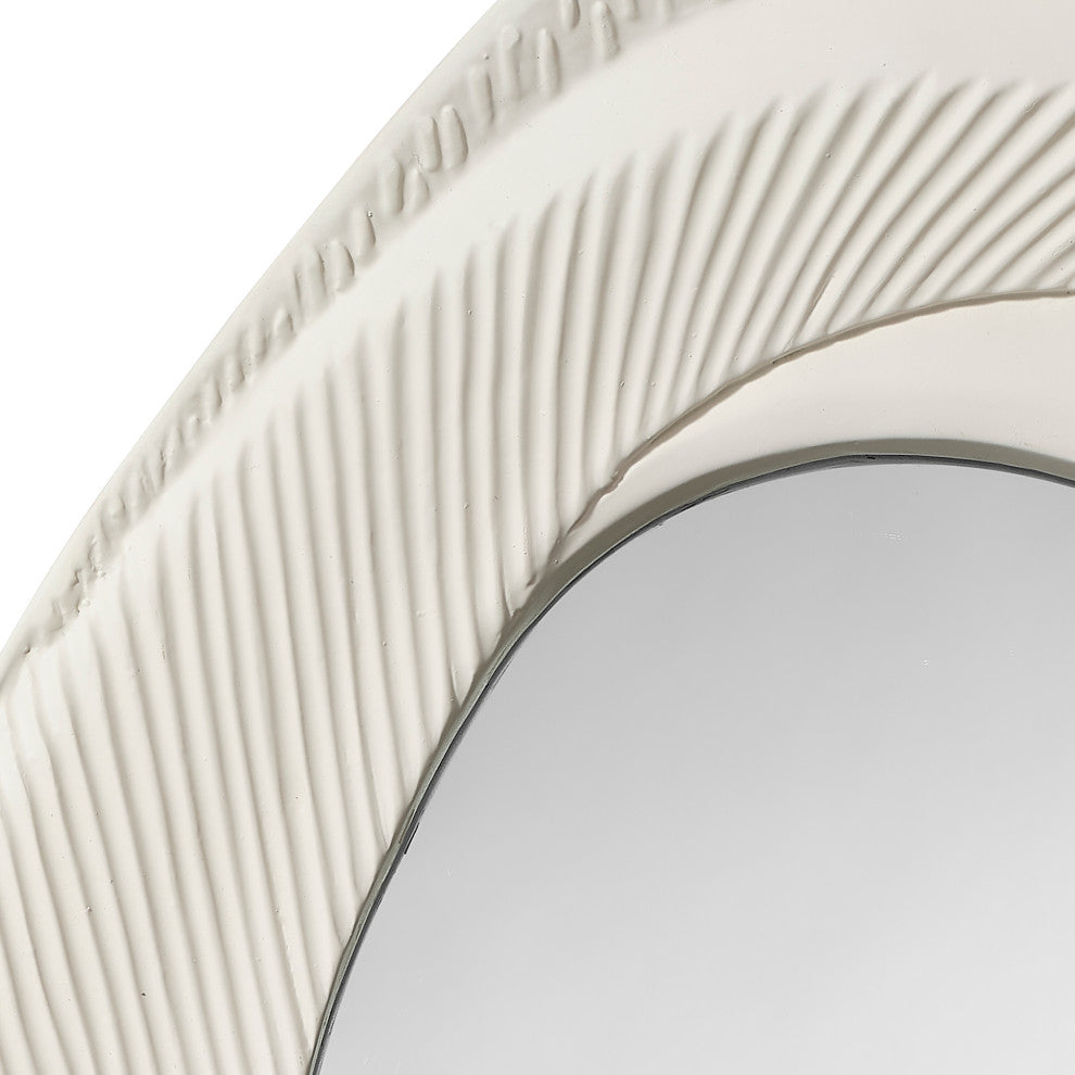Denali Resin Organic Oval Wall Mirror
