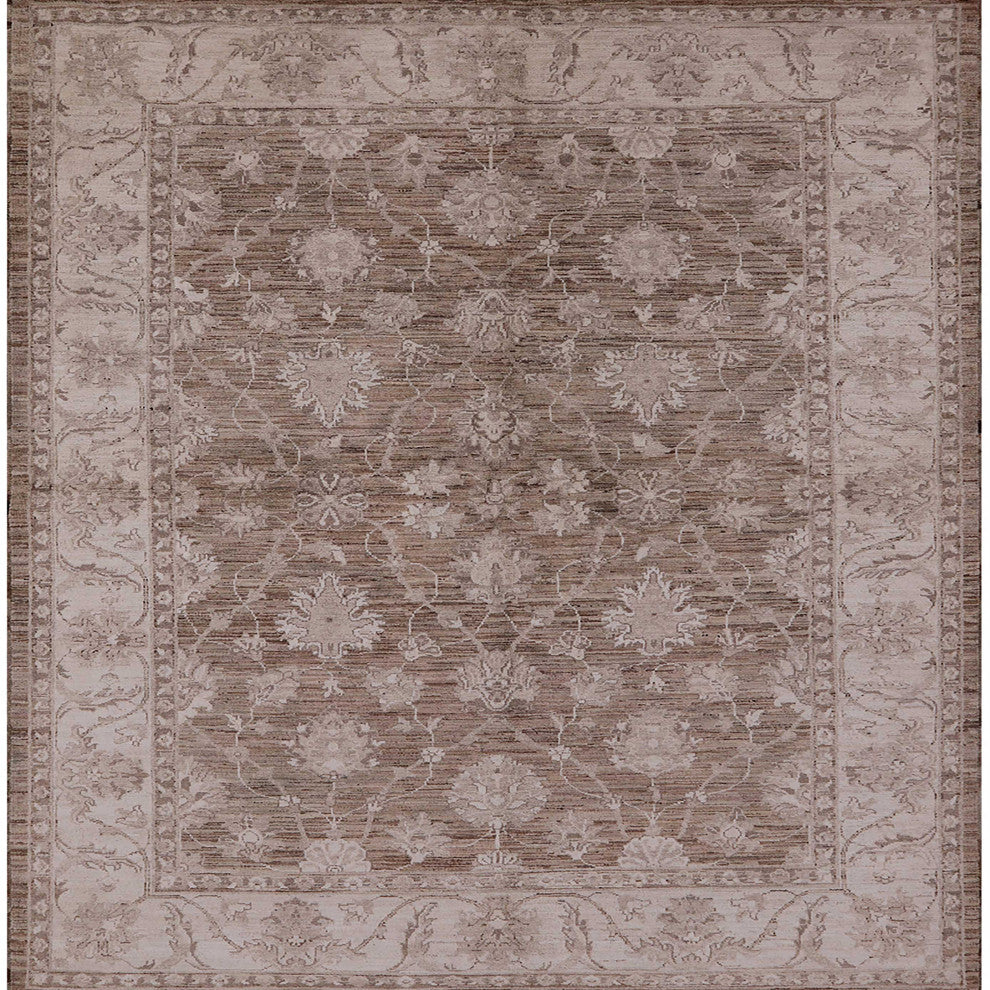 Ahgly Company Indoor Square Mid-Century Modern Area Rugs, 3' Square