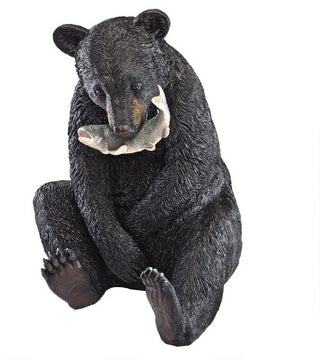 Expert Fisherman Bear Statue