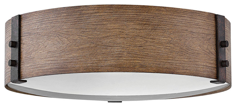 Hinkley Sawyer Medium Flush Mount, Sequoia