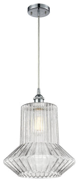 Springwater 1-Light Pendant, Polished Chrome