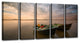 Ready2HangArt 'Boats' 5-Piece Canvas Wall Decor Set