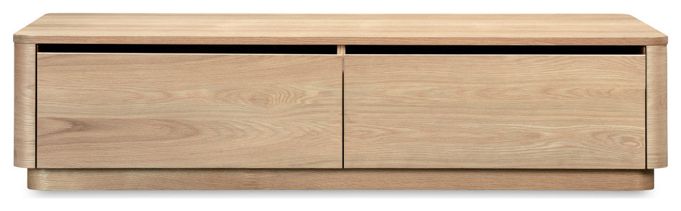 Round Off Natural Oak Coffee Table
