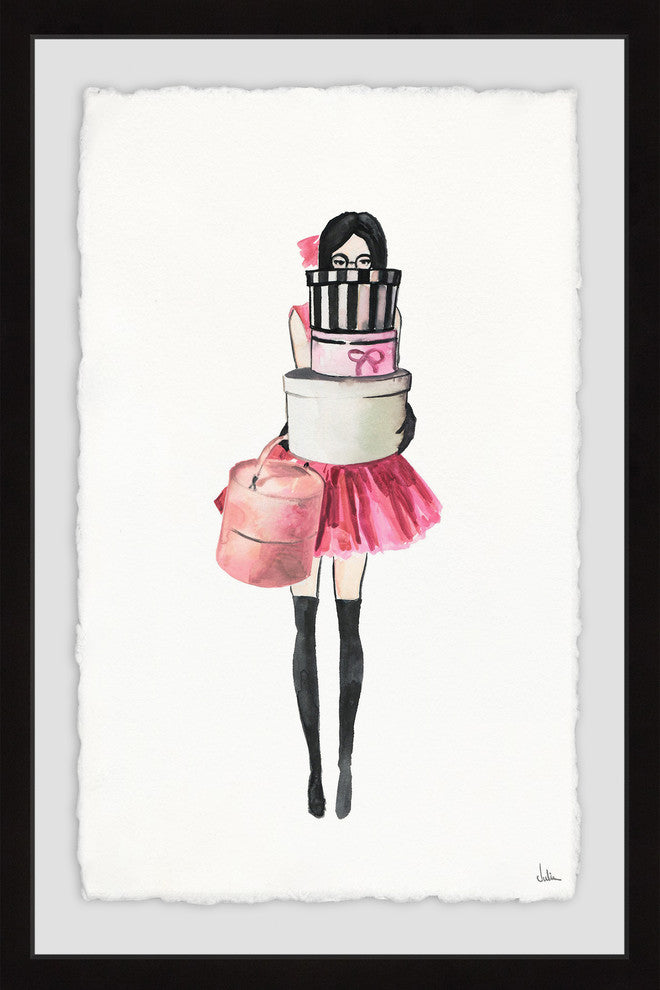 "The Girl I Am" Framed Painting Print, 30"x45"