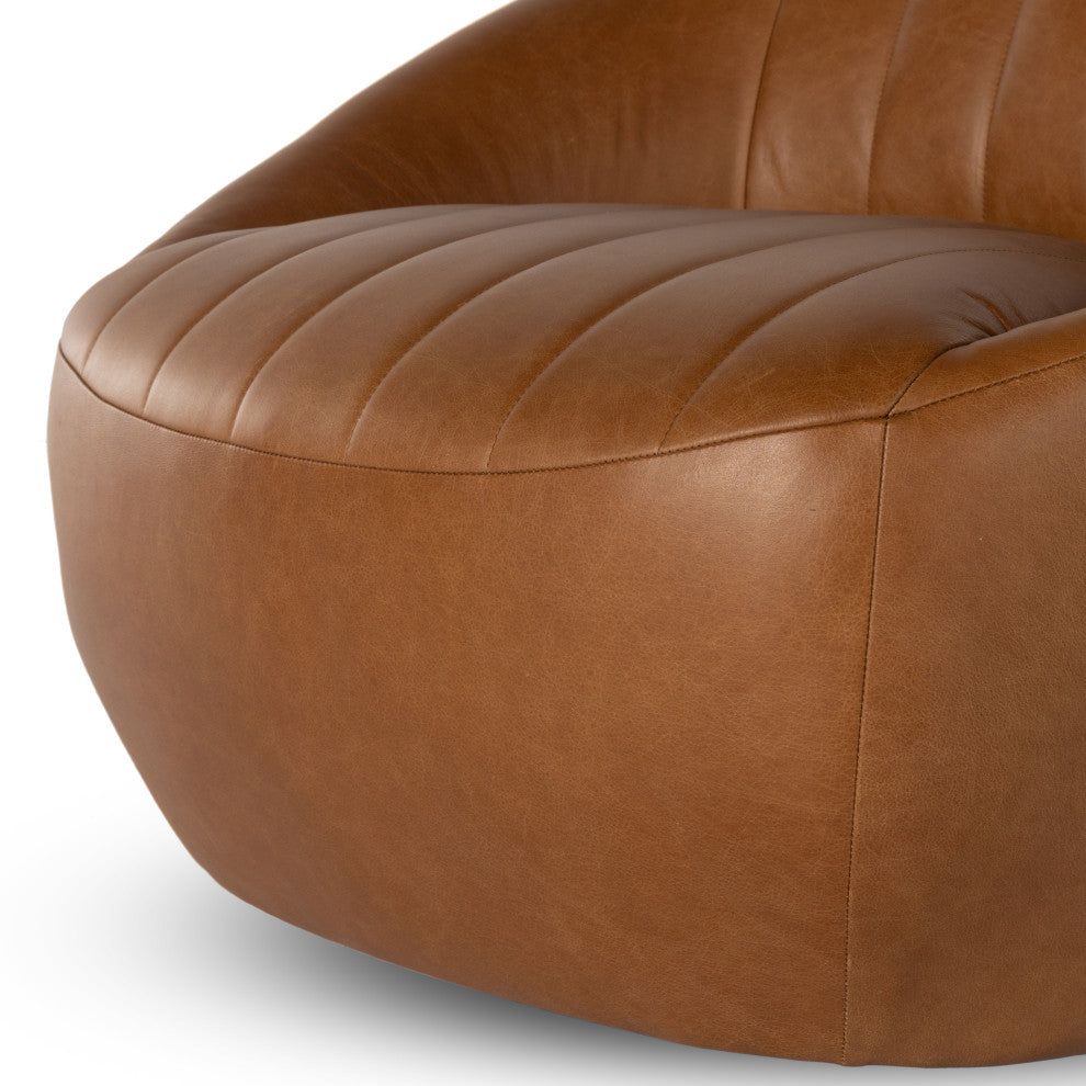 Audie Swivel Chair-Heirloom Sienna
