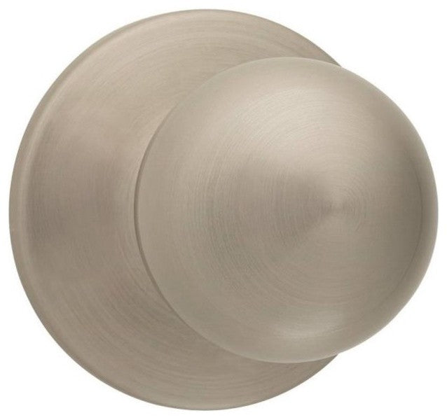 Kwikset Signature Ball Reversible Passage Knob, Satin Nickel