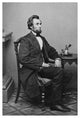 "President Abraham Lincoln, Washington D.C., 1865" Paper Art, 18"x26"