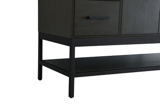 Home Living 54" Single Bathroom Vanity, Mocha Brown