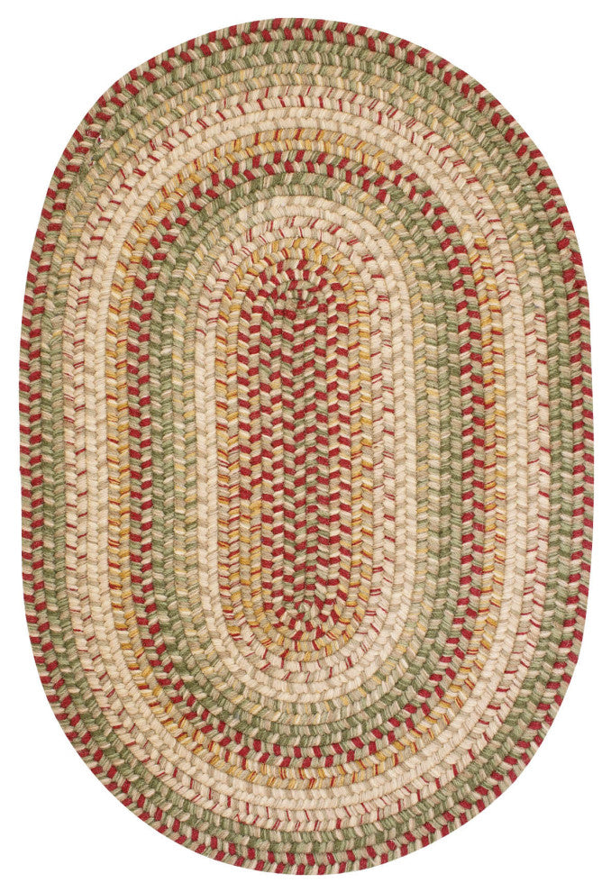 Homespice Decor - 22 x 72" Oval Heartland Wool Braided Runner