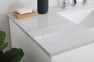 42" Single Bathroom Vanity, White