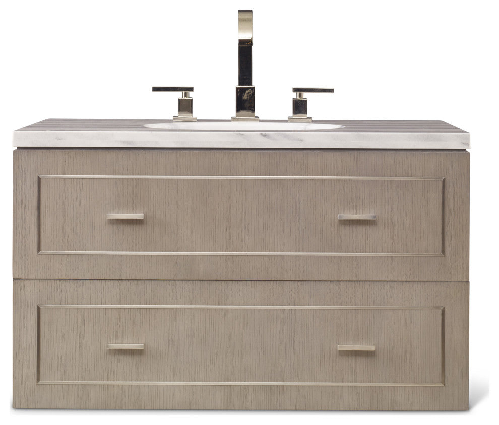 Ambella Home Collection - Albany Medium Wall Sink Chest - 07230-110-201