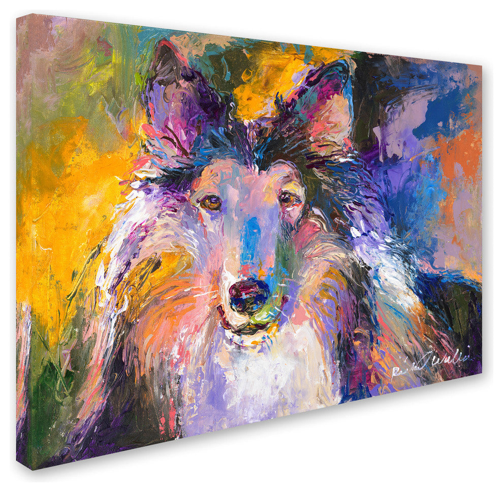Richard Wallich 'Collie' Canvas Art, 24 x 18