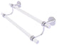 Clearview 18" Double Towel Bar, Satin Chrome