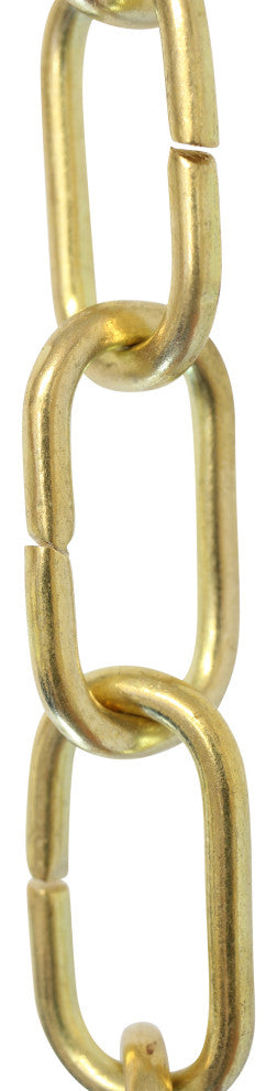 RCH Hardware Brass Standard Link Chandelier Chain, 3'', Acid Dipped, U40