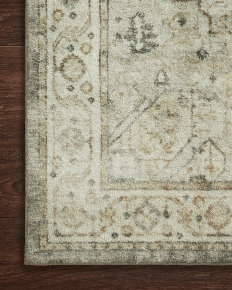 Loloi II Plush, Cloud-Like Texture ROS-09 Sage, Beige Sample Swatch