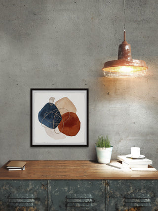 "Dynamic Tension" Framed Painting Print, 24x24